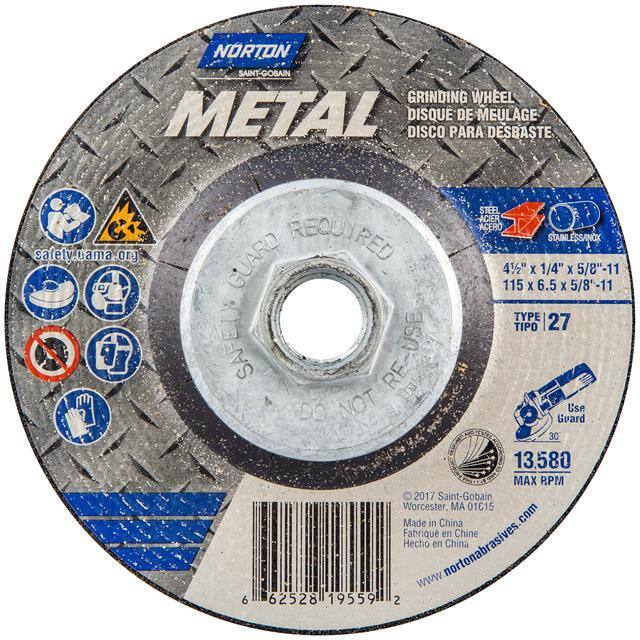 66252819559 4-1/2 x 1/4 x 5/8-11 In. Metal G