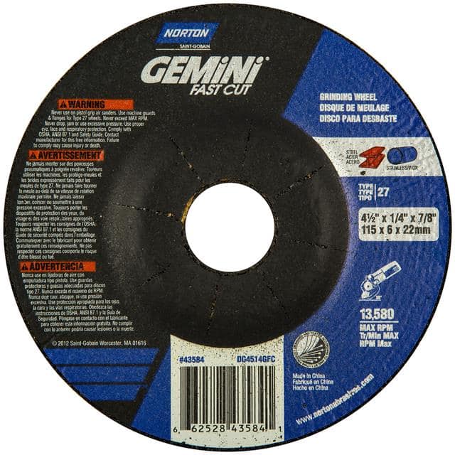 66252843584 4-1/2 x 1/4 x 7/8 In. Gemini FC