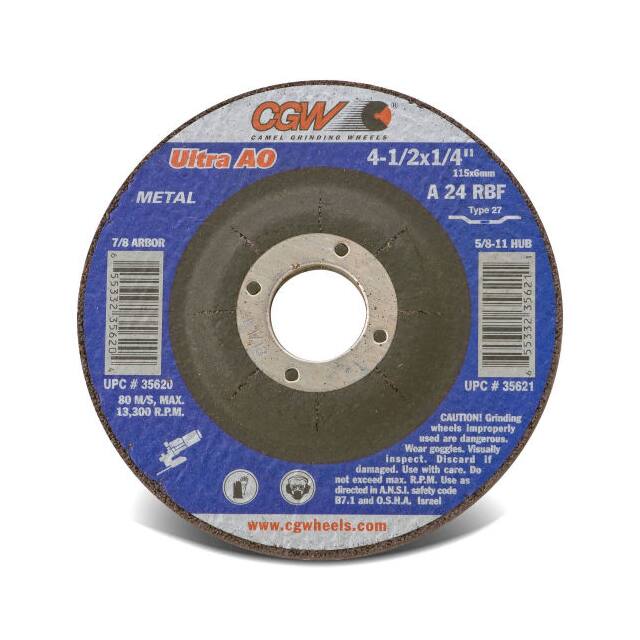 35641 CGW ABRASIVES DEPRESSED CENTER W