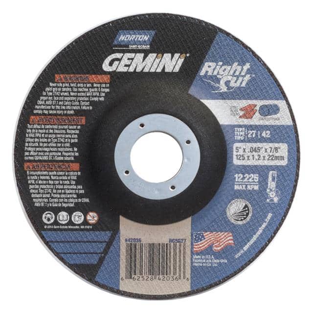 66253370066 5 x .045 x 7/8 In. Gemini RightC
