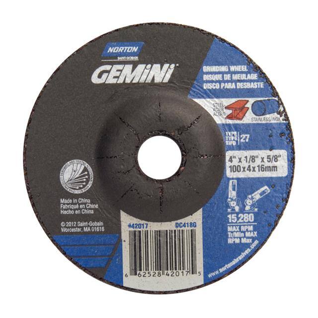 66252842017 4 x 1/8 x 5/8 In. Gemini Grindin