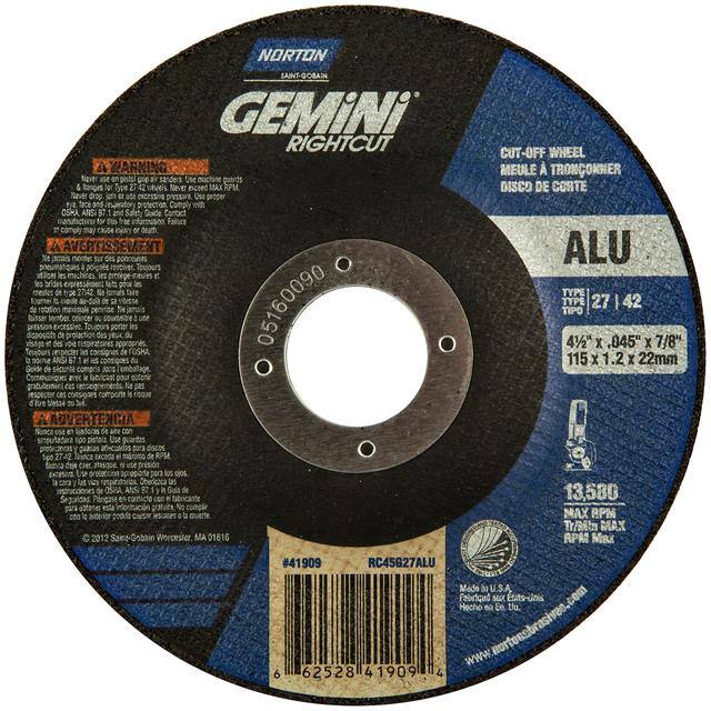 66252841909 4-1/2 x .045 x 7/8 In. Gemini Ri