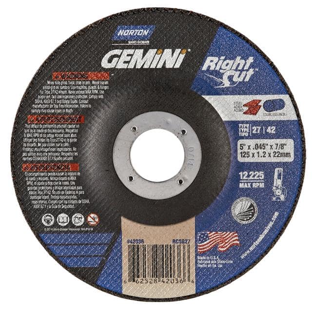 66252842036 5 x .045 x 7/8 In. Gemini RightC
