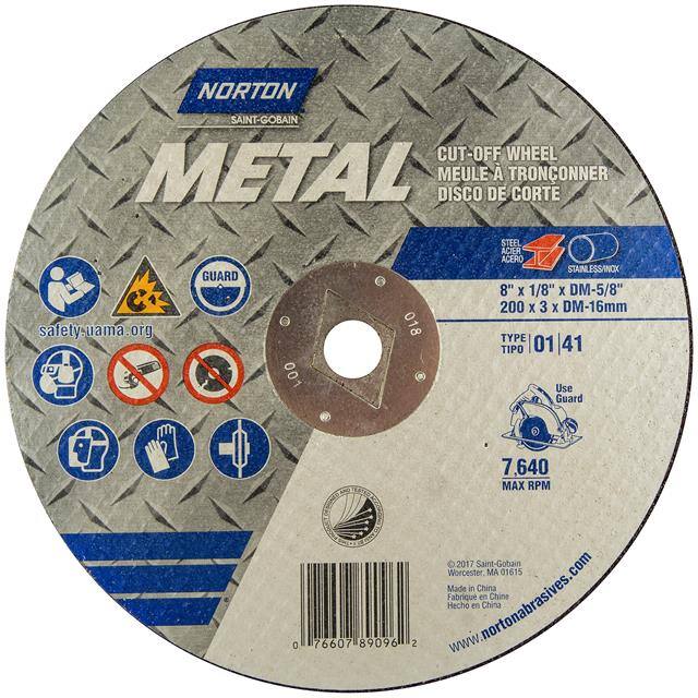 07660789096 8 x 1/8 x DM 5/8 In. Metal Circu