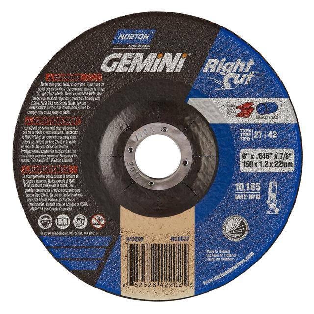 66252842202 6 x .045 x 7/8 In. Gemini RightC