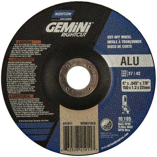 66252841911 6 x .045 x 7/8 In. Gemini RightC