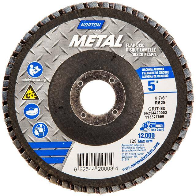 66254420003 5 x 7/8 In. Metal Fiberglass Con