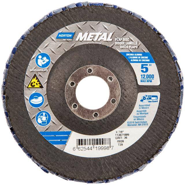 66254419998 5 x 7/8 In. Metal Fiberglass Con