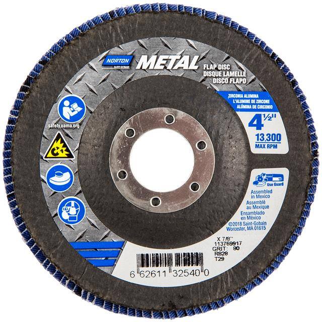 66261132540 4-1/2 x 7/8 In. Metal Fiberglass