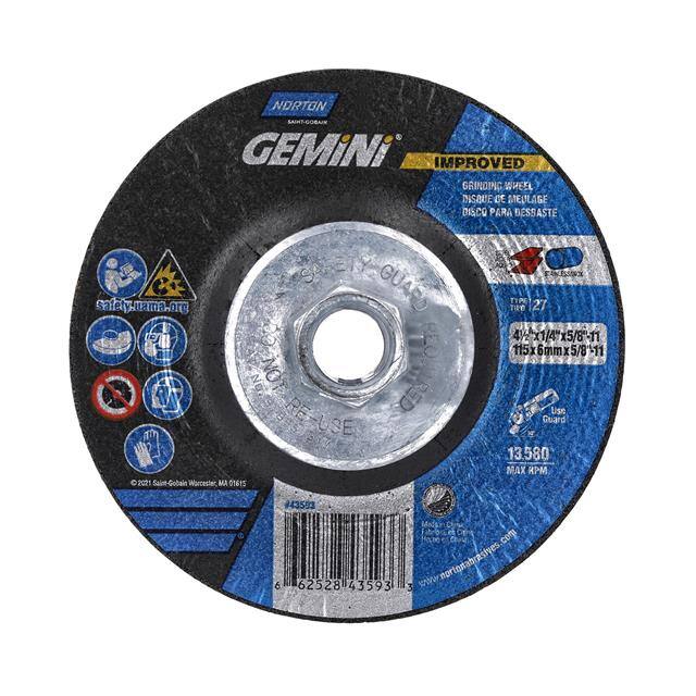 66252843593 4-1/2 x 1/4 x 5/8-11 In. Gemini