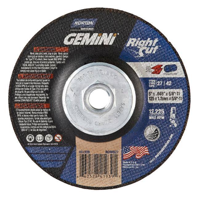 66252841939 5 x .045 x 5/8-11 In. Gemini Rig