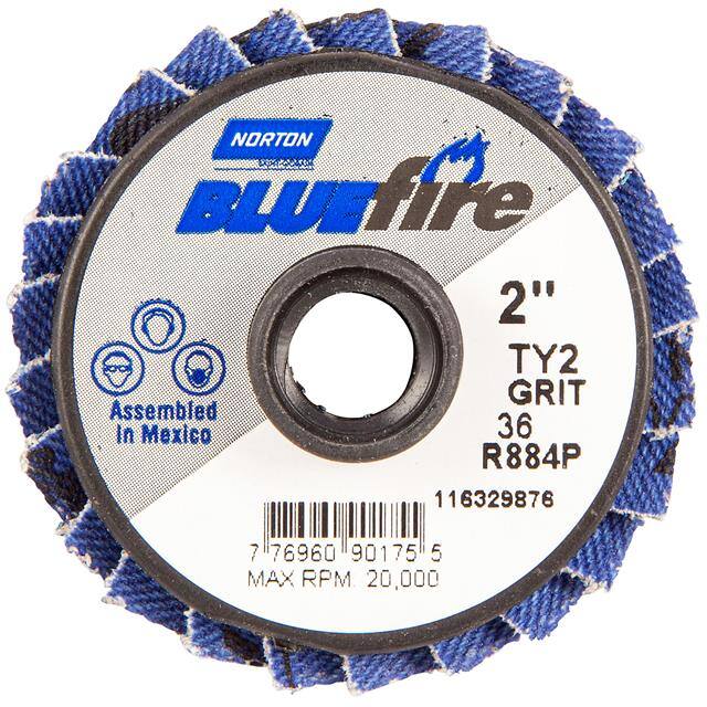 77696090175 2 In. BlueFire Plastic Flat Mini