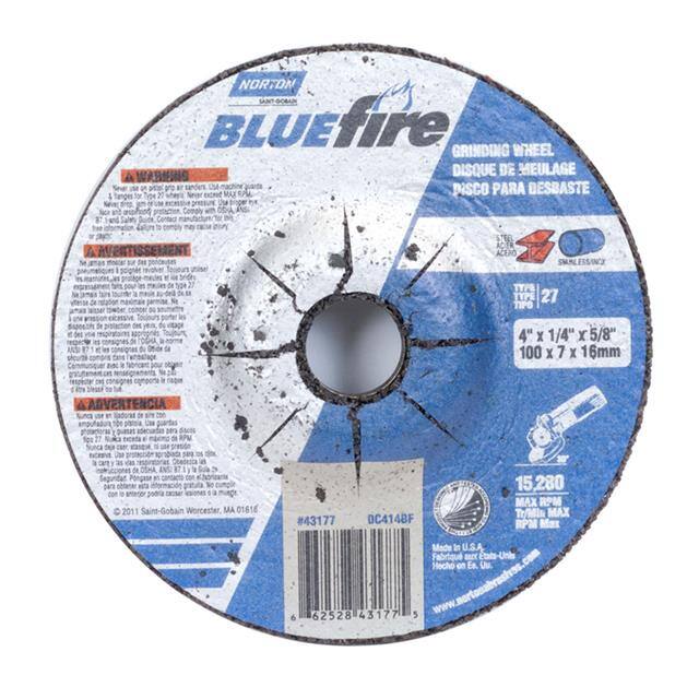 66252843177 4 x 1/4 x 5/8 In. BlueFire Grind