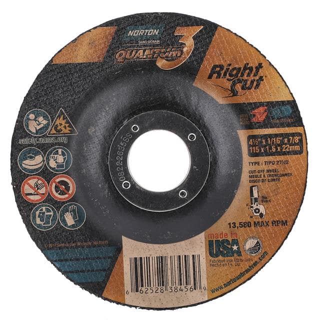 66252838456 4-1/2 x 1/16 x 7/8 In. Quantum3