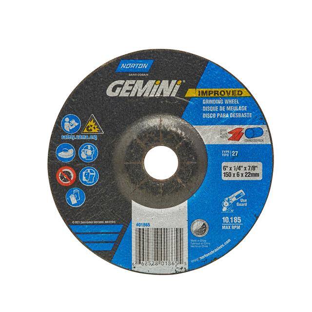 66252801865 6 x 1/4 x 7/8 In. Gemini Grindin