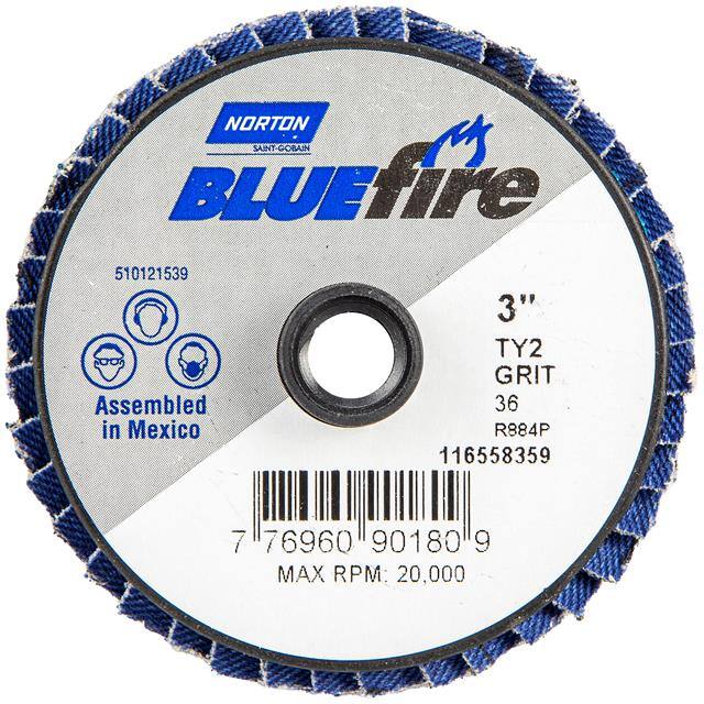 77696090180 3 In. BlueFire Plastic Flat Mini