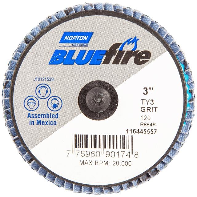 77696090174 3 In. BlueFire Plastic Flat Mini