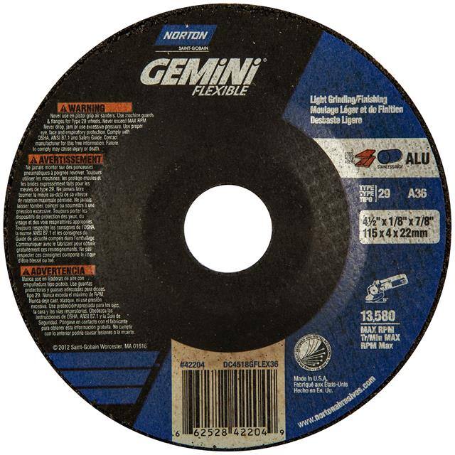 66252842204 4-1/2 x 1/8 x 7/8 In. Gemini Fle