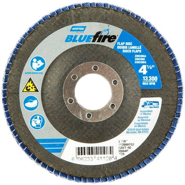 66623341108 4-1/2 x 7/8 In. BlueFire Fibergl