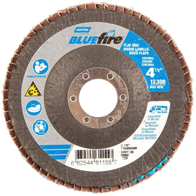 66254461155 4-1/2 x 7/8 In. BlueFire Fibergl