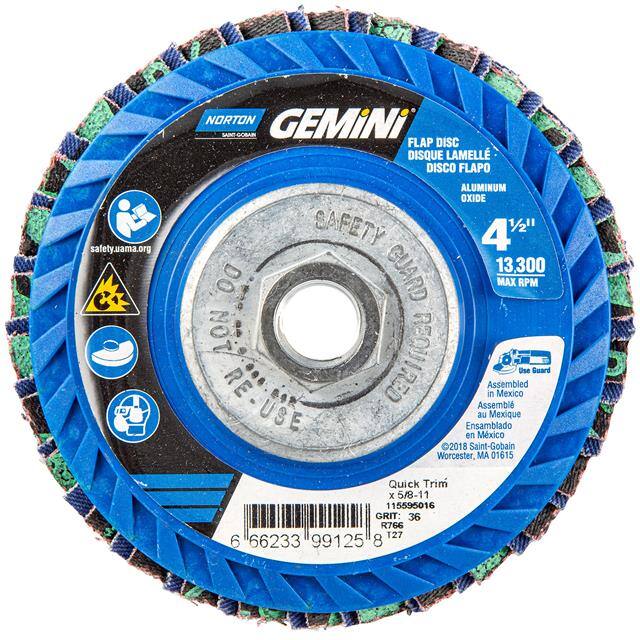 66623399125 4-1/2 x 5/8-11 In. Gemini Plasti
