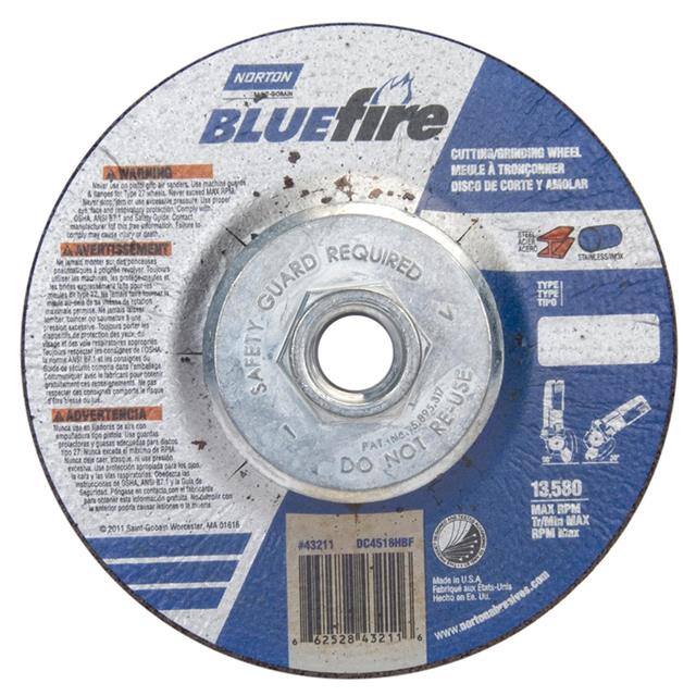 66252843211 4-1/2 x 1/8 x 5/8-11 In. BlueFir