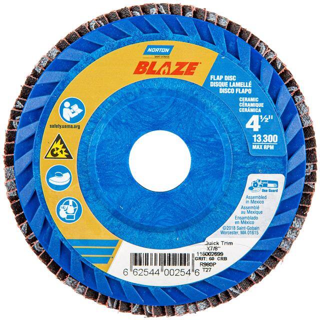 66254400254 4-1/2 x 7/8 In. Blaze Plastic Fl