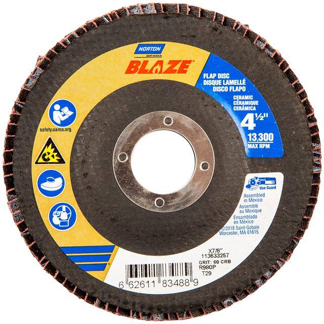 66261183488 4-1/2 x 7/8 In. Blaze Fiberglass