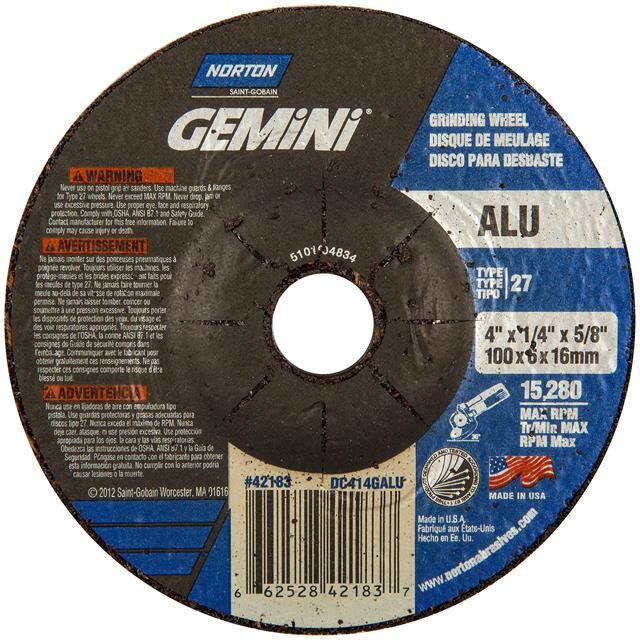 66252842183 4 x 1/4 x 5/8 In. Gemini ALU Gri