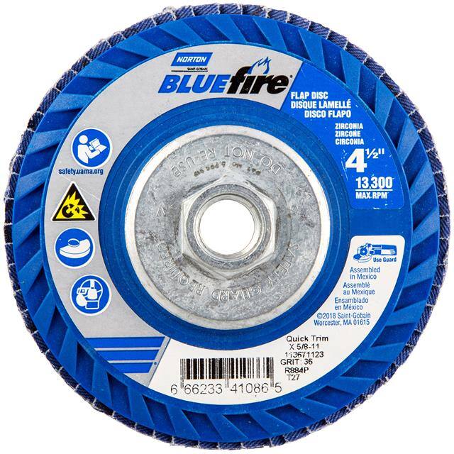 66623341086 4-1/2 x 5/8-11 In. BlueFire Plas