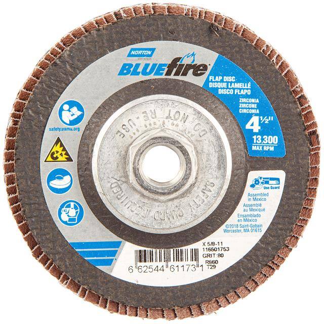 66254461173 4-1/2 x 5/8-11 In. BlueFire Fibe