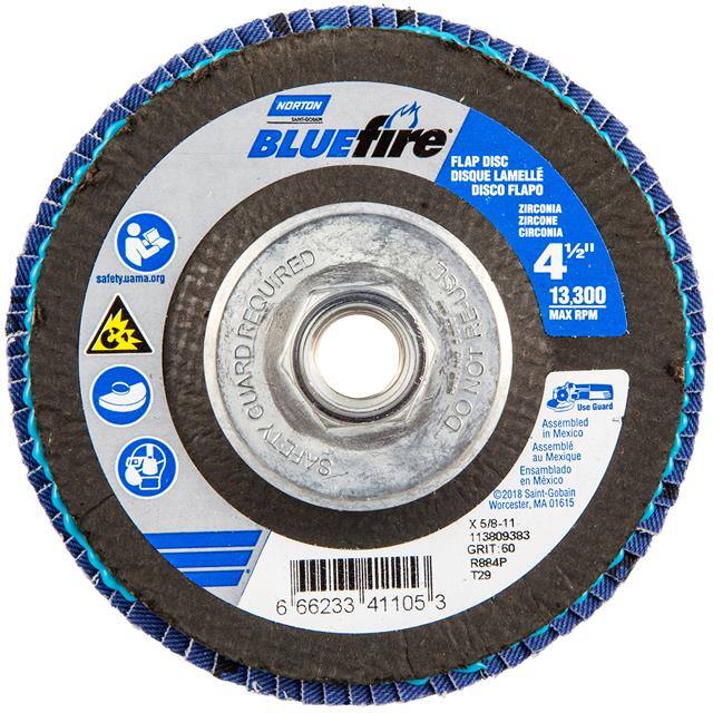 66623341105 4-1/2 x 5/8-11 In. BlueFire Fibe