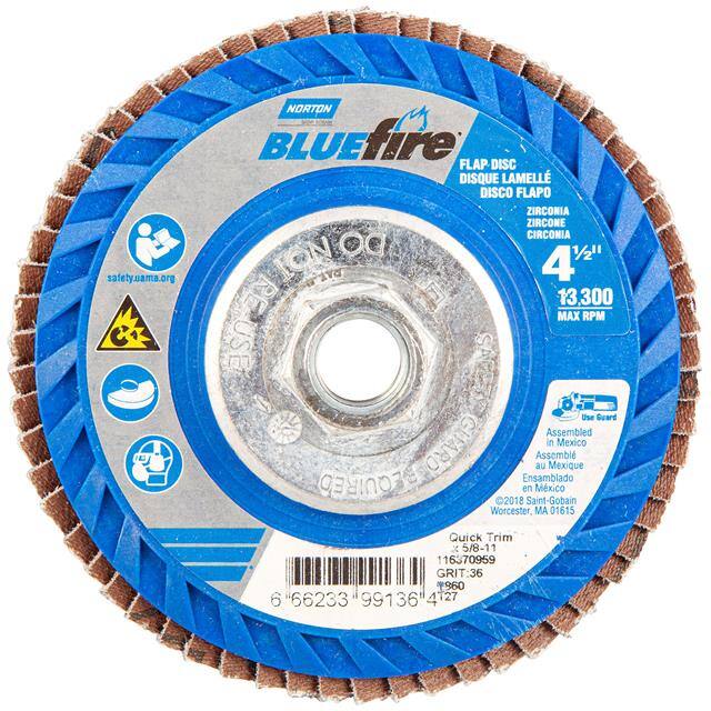 66623399136 4-1/2 x 5/8-11 In. BlueFire Plas