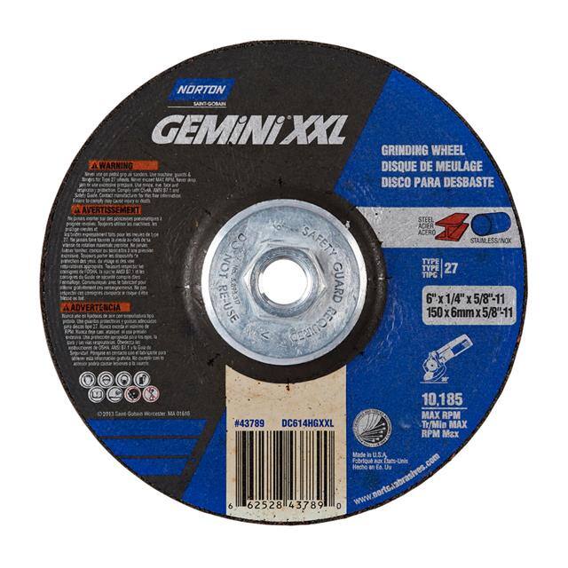 66252843789 6 x 1/4 x 5/8-11 In. Gemini XXL