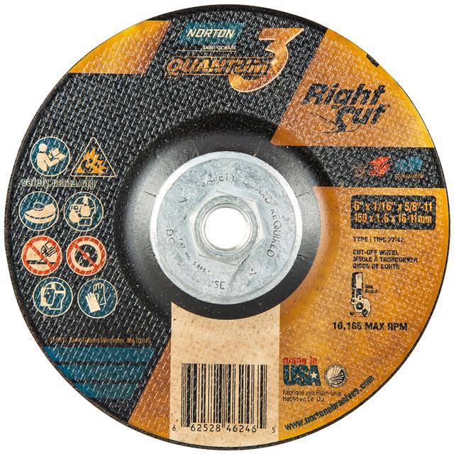66252846246 6 x 1/16 x 5/8-11 In. Quantum3 R