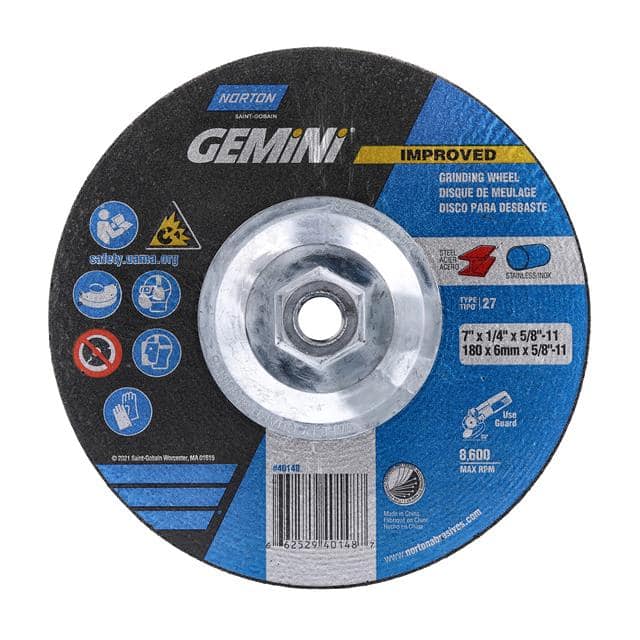 66252940148 7 x 1/4 x 5/8-11 In. Gemini Grin