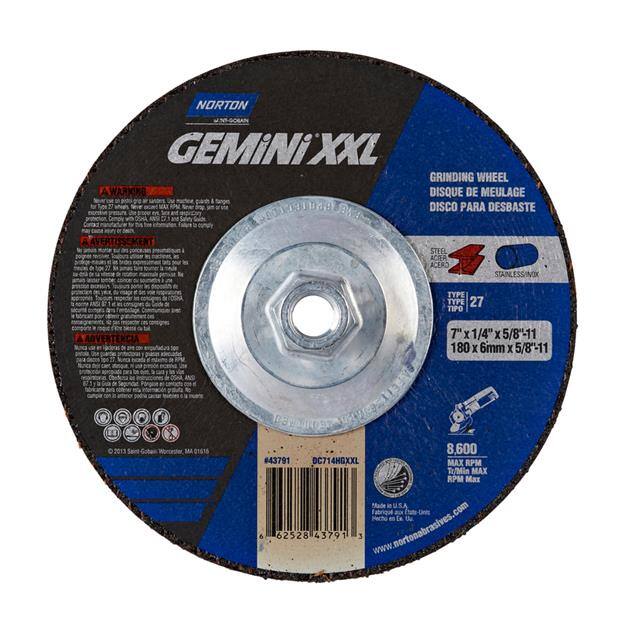 66252843791 7 x 1/4 x 5/8-11 In. Gemini XXL