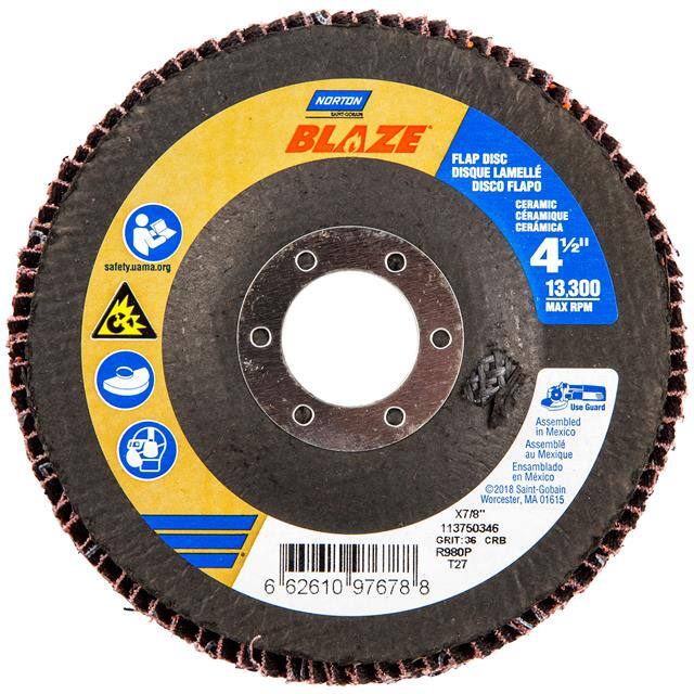 66261097678 4-1/2 x 7/8 In. Blaze Fiberglass