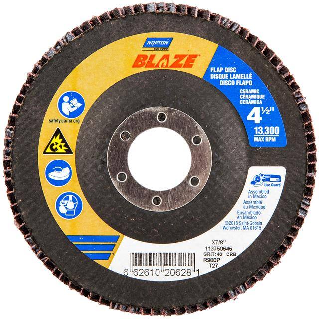 66261020628 4-1/2 x 7/8 In. Blaze Fiberglass