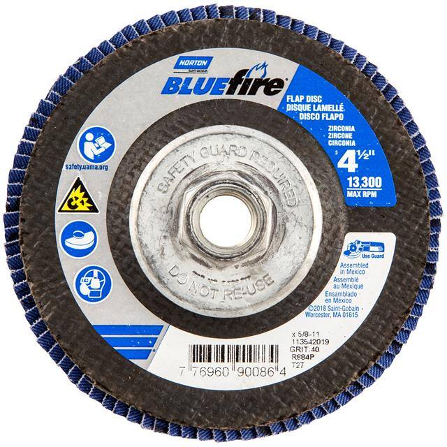 77696090086 4-1/2 x 5/8-11 In. BlueFire Fibe