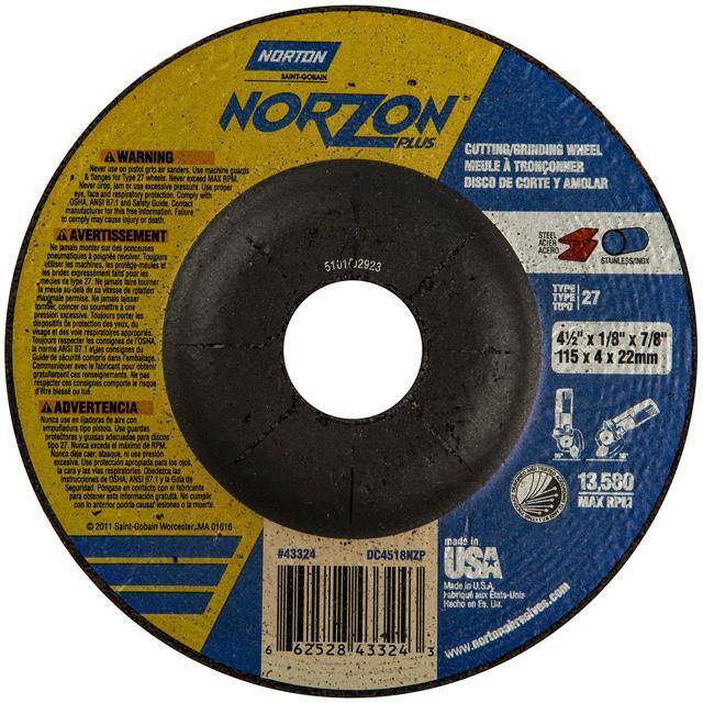 66252843324 4-1/2 x 1/8 x 7/8 In. NorZon Plu