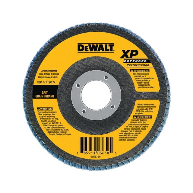 DW8254 FLAP DISC XP, 40 GRIT, TYPE 27,