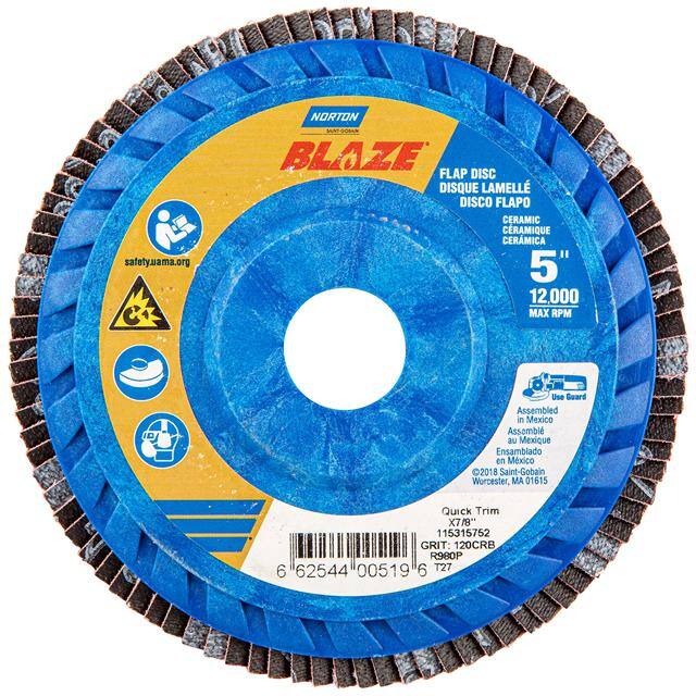 66254400519 5 x 7/8 In. Blaze Plastic Flat F