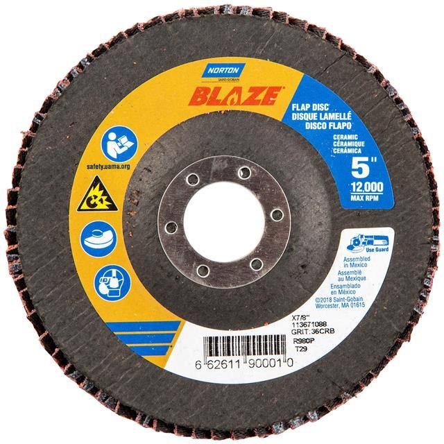 66261190001 5 x 7/8 In. Blaze Fiberglass Con