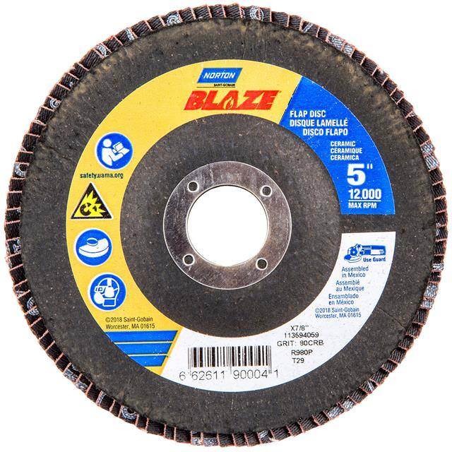 66261190004 5 x 7/8 In. Blaze Fiberglass Con