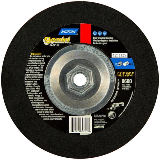 66252939024 7 x 1/8 x 5/8-11 In. Gemini Flex