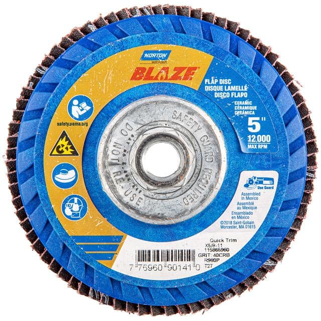 77696090141 5 x 5/8-11 In. Blaze Plastic Fla