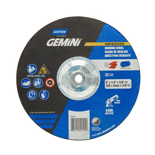 66253049104 9 x 1/4 x 5/8-11 In. Gemini Grin