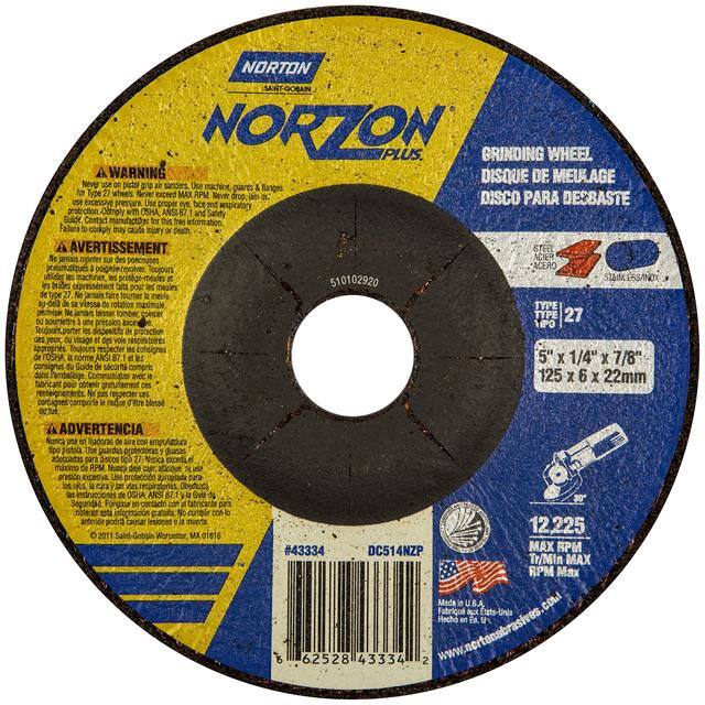 66252843334 5 x 1/4 x 7/8 In. NorZon Plus Gr