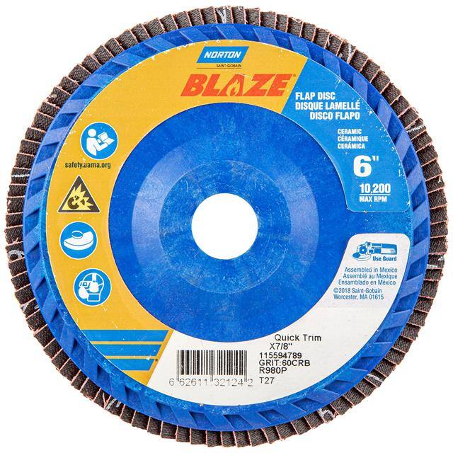 66261132124 6 x 7/8 In. Blaze Plastic Flat F